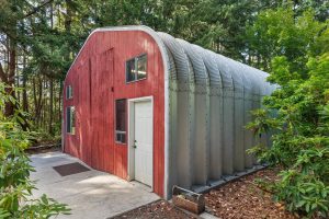 Quonset style auto shop